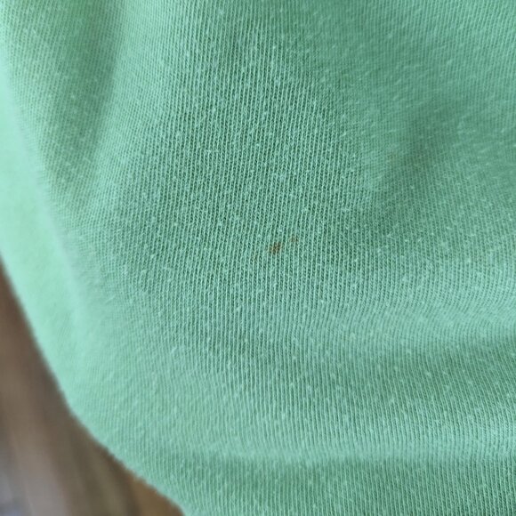 Hollister Early 2010s Y2K Green Knit Double Pockets Mini Babydoll Dress Size S - Picture 8 of 10